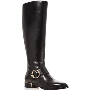 Tory Burch Sofia Buckled  Riding Boots - Extended Width